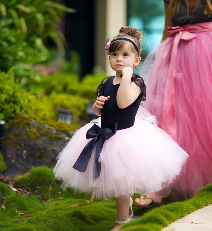 Black and on sale pink tutu skirt